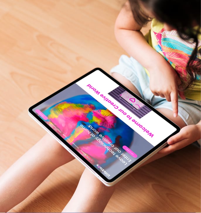 1Life2Love Website on Tablet