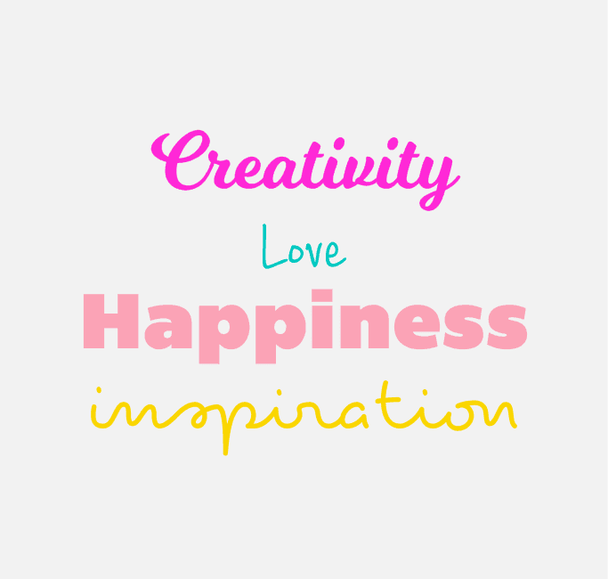 1Life2Love Brand Typography Words