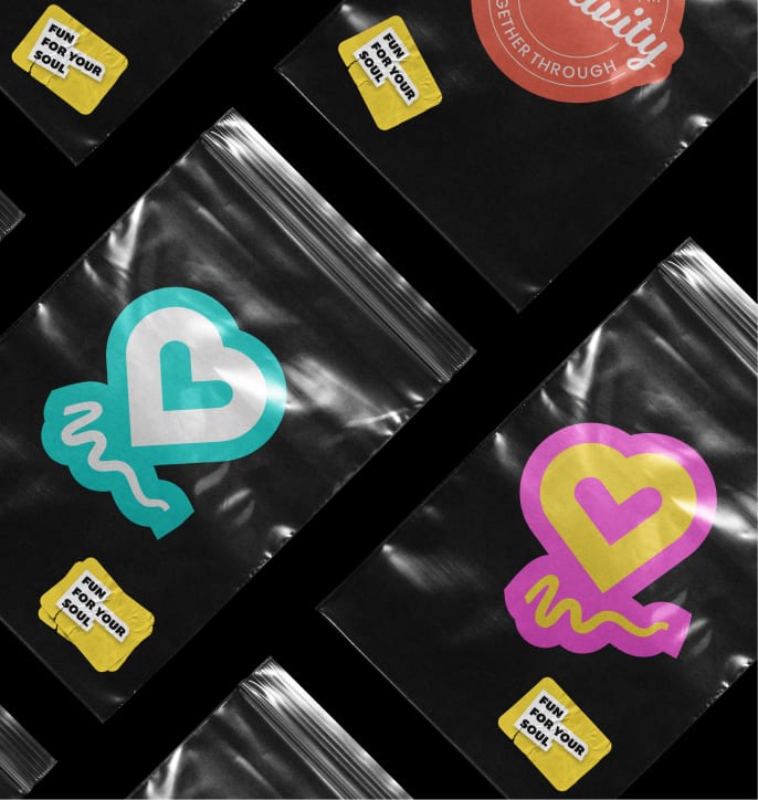 1Life2Love Sticker Packs on Packaging