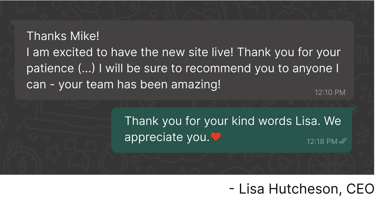 Client Testimonial
