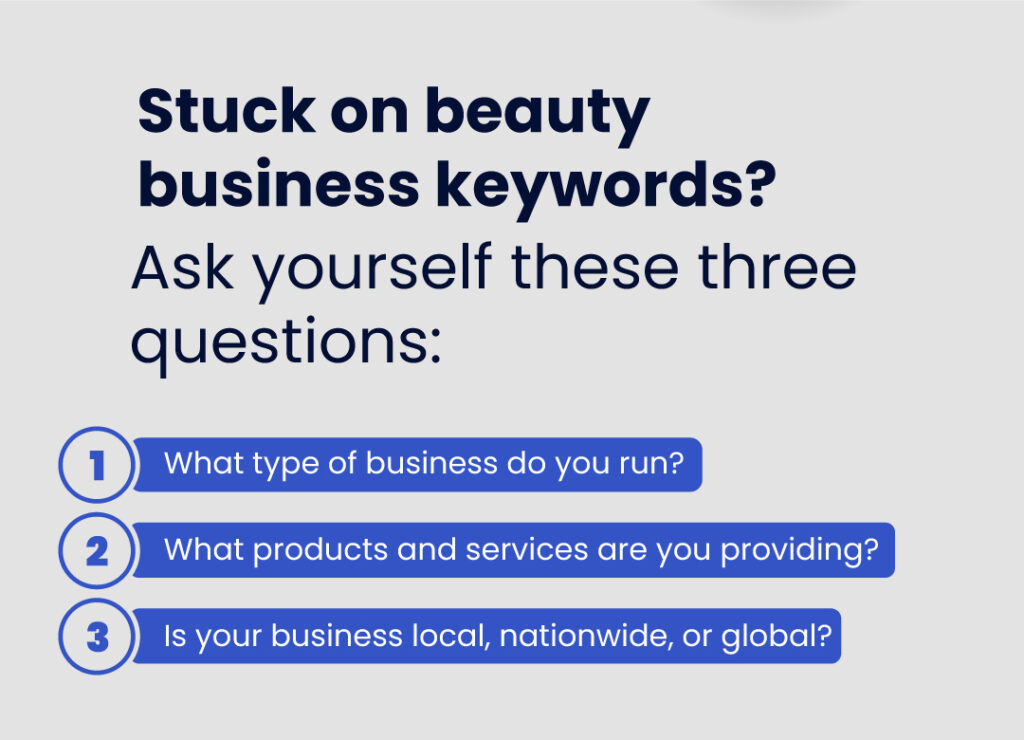 SEO tips for the beauty industry: keyword research